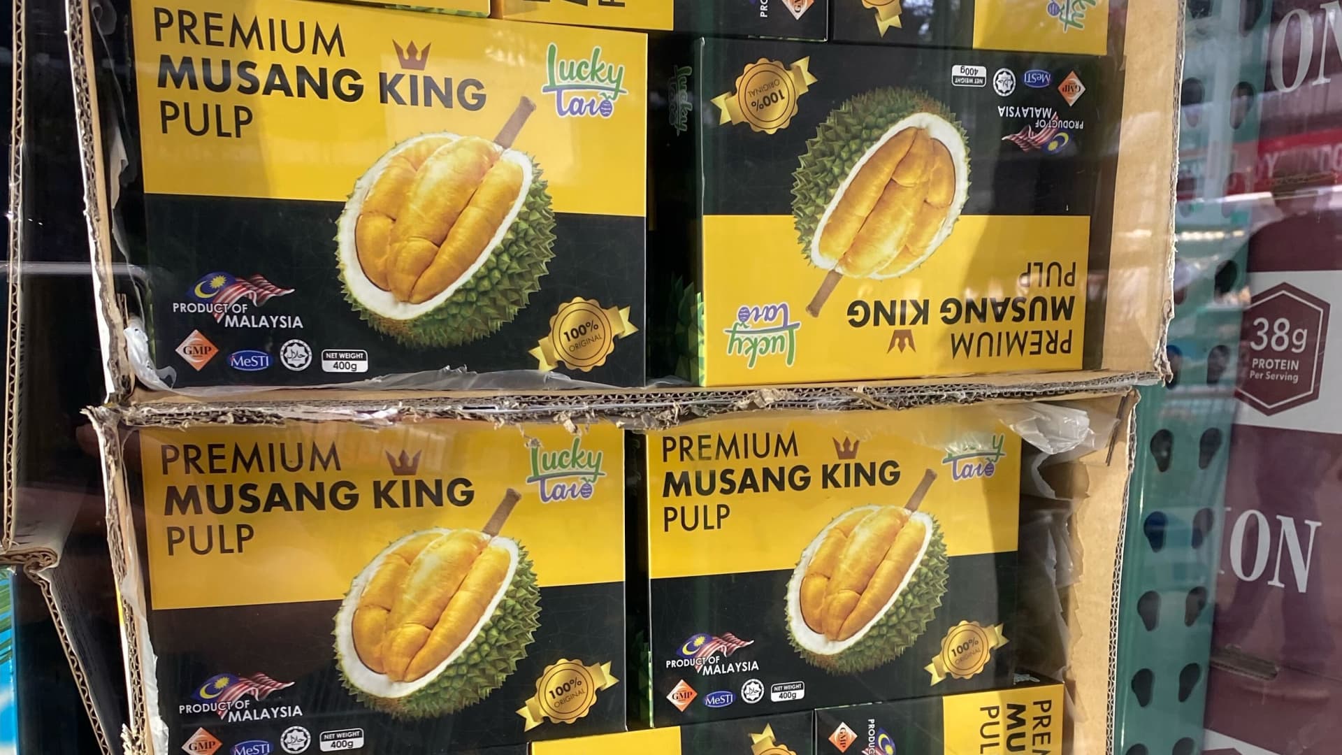 Durian at a Costco Wholesale location in Woodland Hills, California. April 24, 2022.