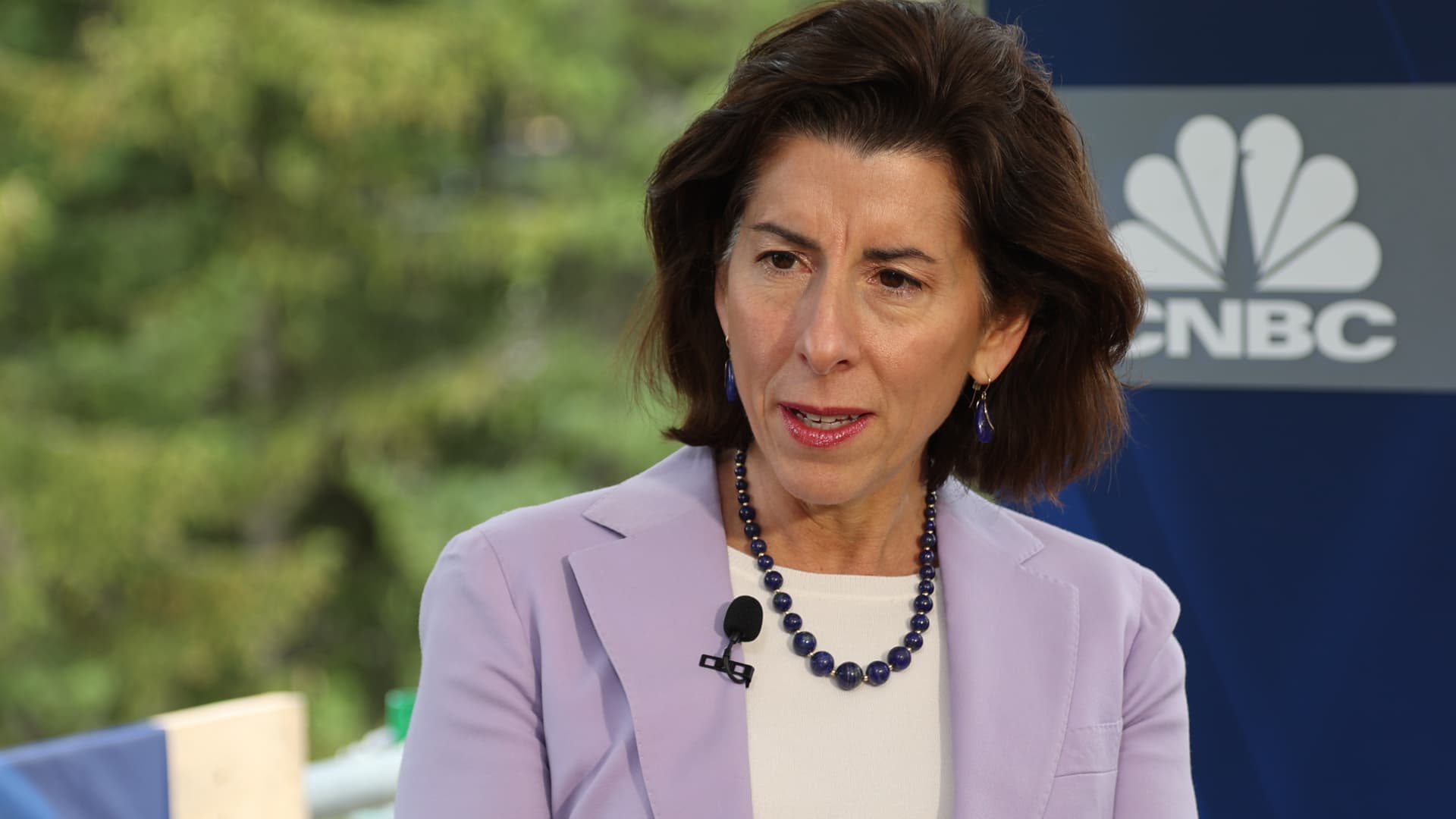 U.S. Commerce Secretary Raimondo doubles down on Biden plan to restrict American companies, and citizens, from helping China make semiconductor chips