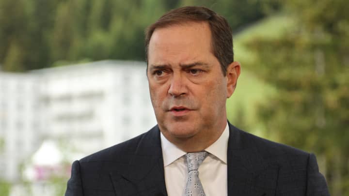 Chuck Robbins, Cisco CEO & Chairman, at the WEF in Davos, Switzerland on May 25th, 2022.