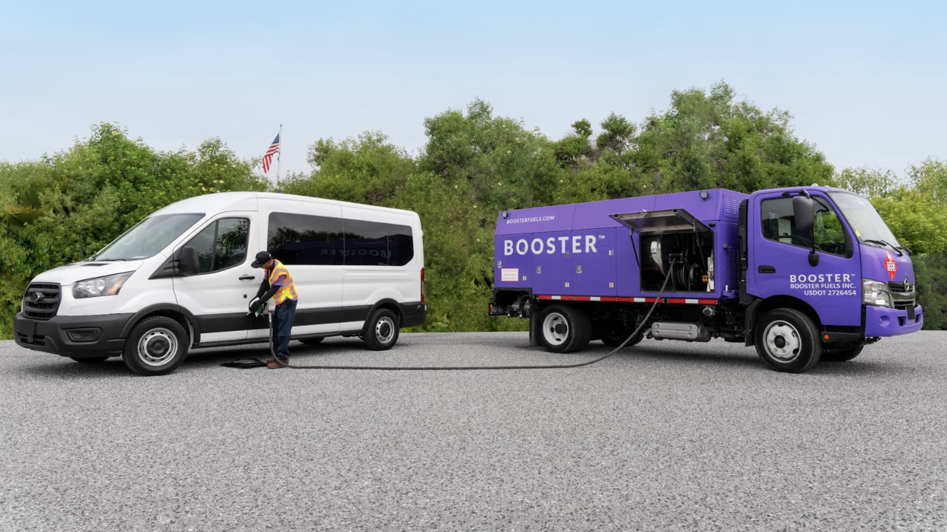 Booster making renewable fuels accessible in ways gas station cannot