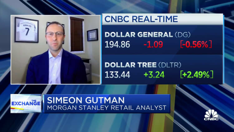 Inflation is holding up total sales growth, says Morgan Stanley's Simeon Gutman