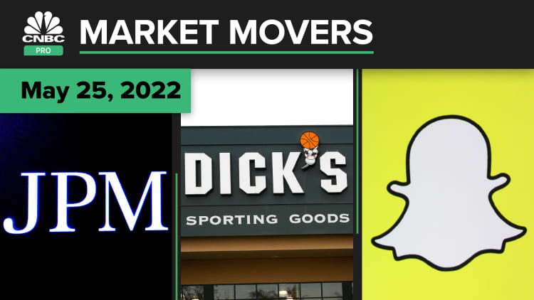 JPMorgan, Dick's, and Snap are some of today's stocks: Pro Market Movers May 25