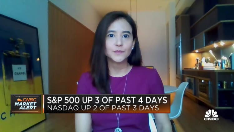 Investors are in 'wait-and-see' mode over the next few months, says JPMorgan's Gabriela Santos
