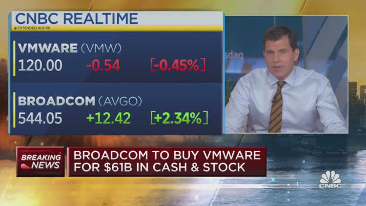 Broadcom to buy VMware for $61 billion in cash and stock