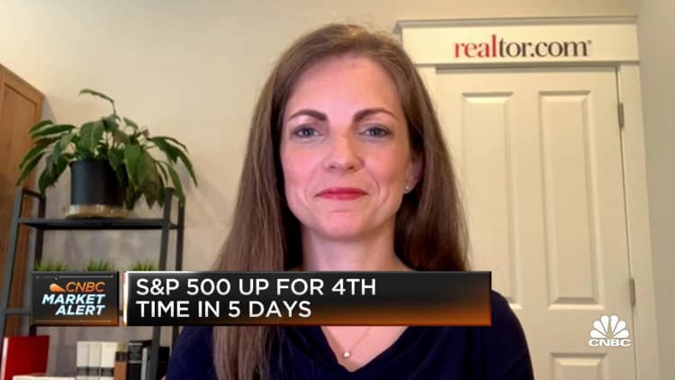 There has been an increase in the number of homes available, says Danielle Hale of Realtor.com