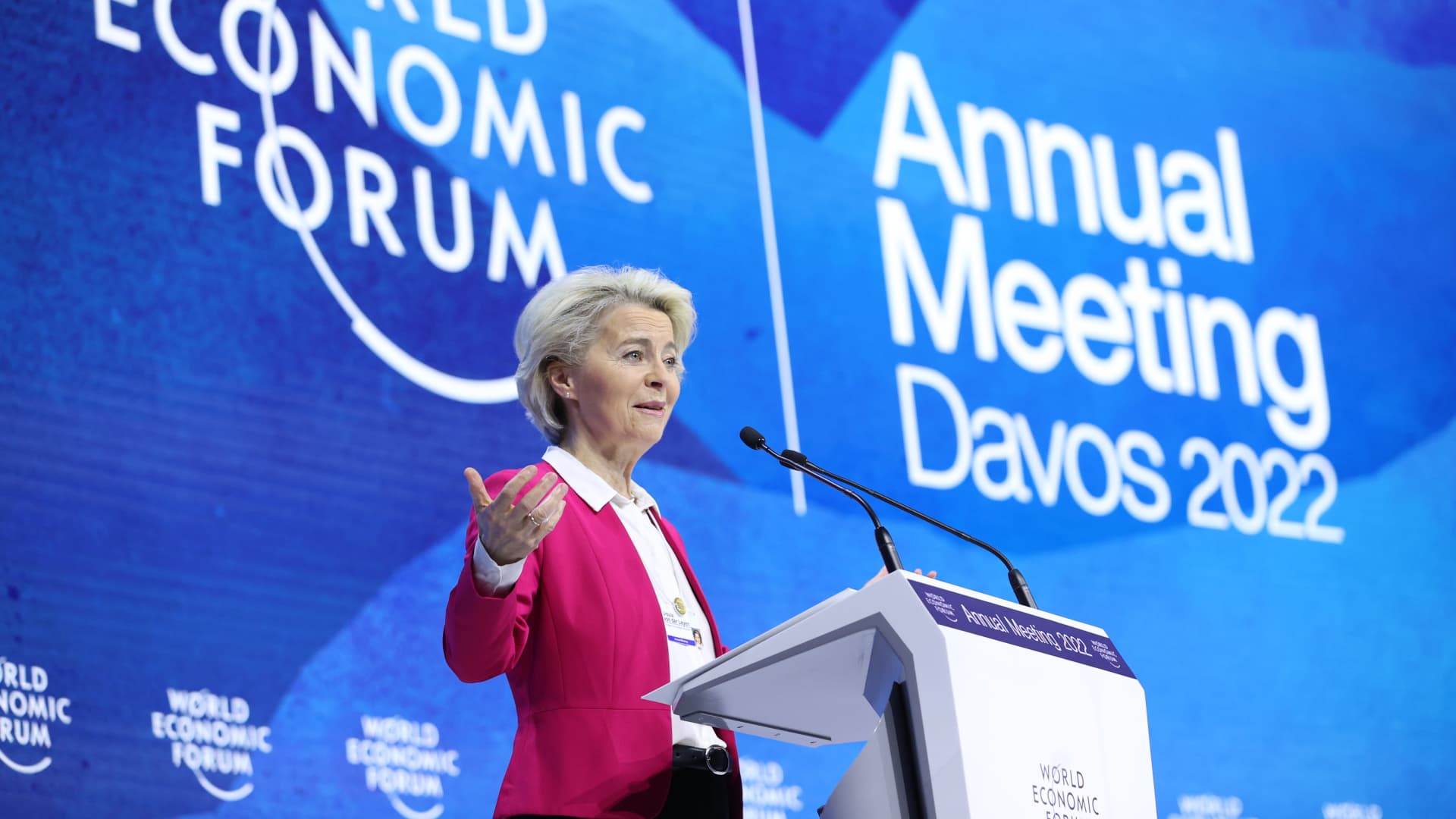The EU's von der Leyen has said the bloc must address its dependency on Russian oil.