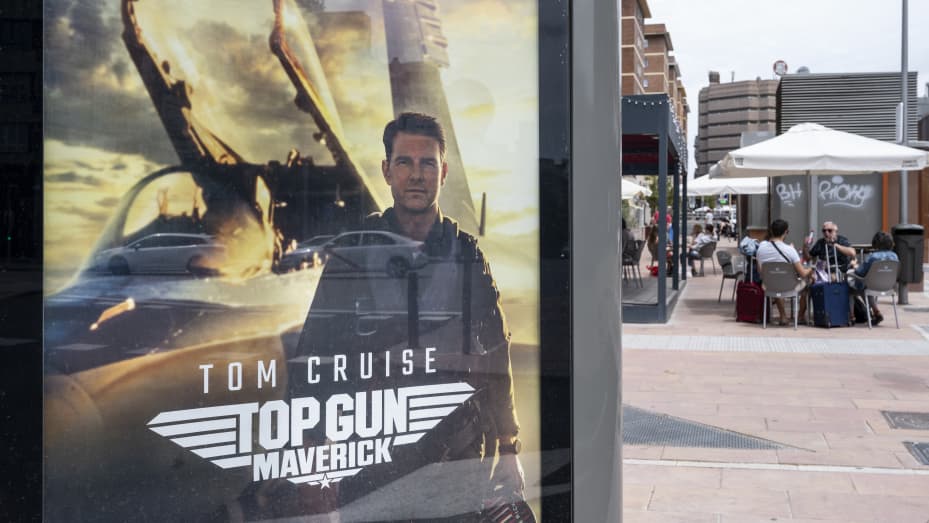 Tom Cruise's "Top Gun: Maverick" is the highest-grossing film of 2022 with nearly $1.5 billion.