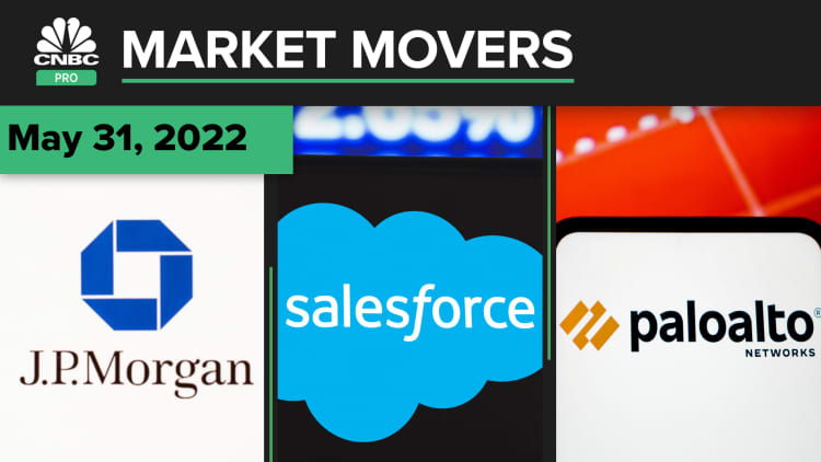JPMorgan, Salesforce, and Palo Alto are some of today's stocks: Pro Market Movers May 31
