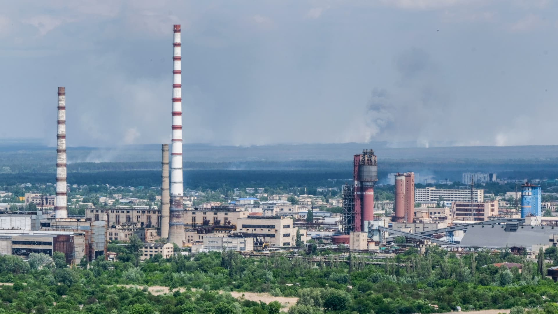 Sievierodonetsk is one of three towns that constitute one of Ukraine's largest chemical complexes. The area is now the frontline as Russian troops move closer to the city.
