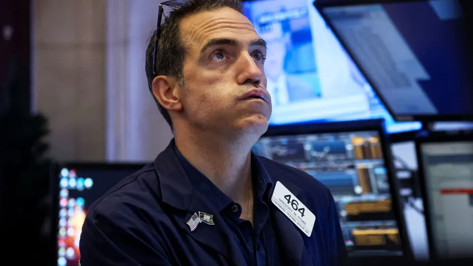 A trader works on the floor of the New York Stock Exchange (NYSE) in New York City, U.S., June 1, 2022.