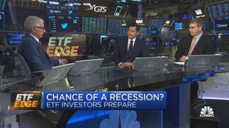 Chances of recession: ETF investors prepare