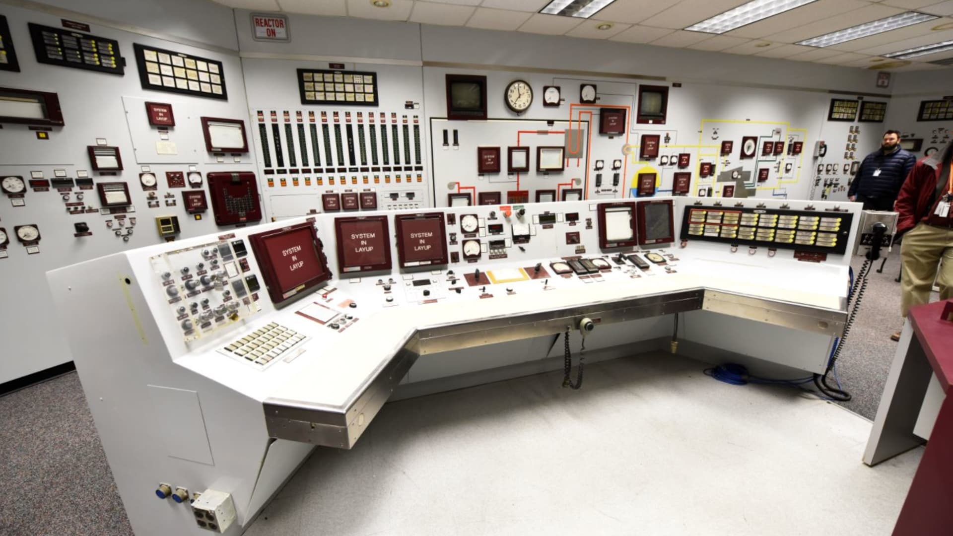 The control room of EBR-II at Idaho National Lab.