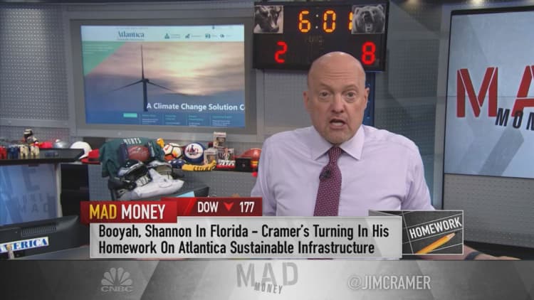 Jim Cramer says he likes this alternative energy play for a high-inflation environment