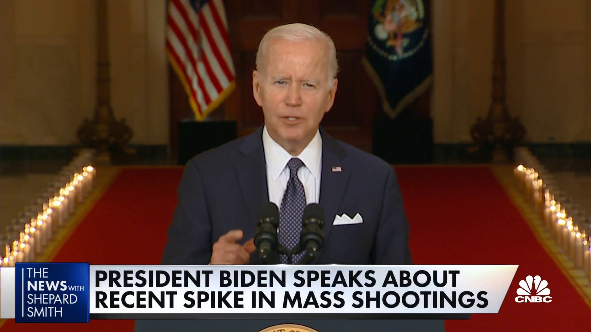 We need to ban assault weapons and high-capacity magazines, says Pres. Biden