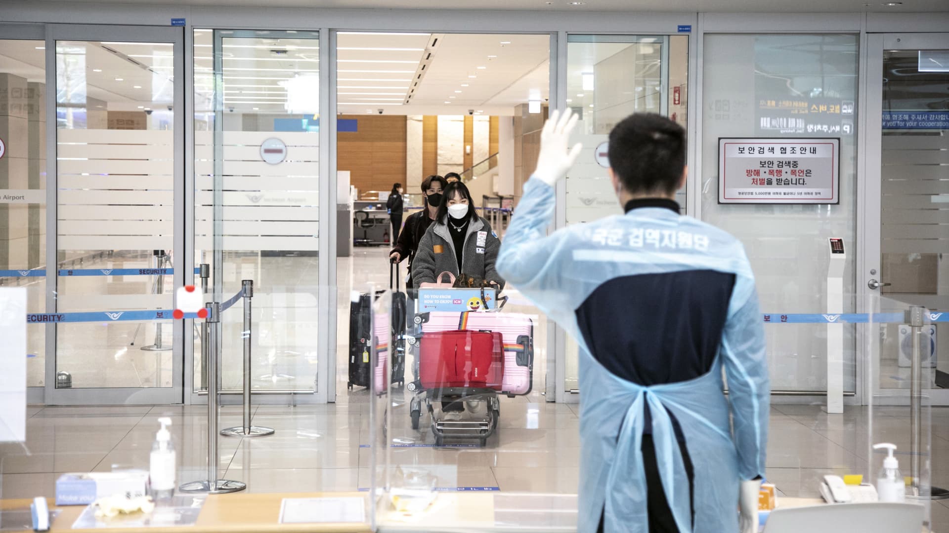 South Korea to lift quarantine requirement for non-vaccinated foreign arrivals