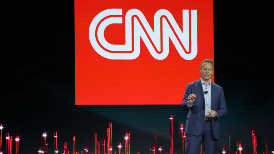 Chris Licht, Chairman and CEO, CNN Worldwide speaks onstage during the Warner Bros. Discovery Upfront 2022 show at The Theater at Madison Square Garden on May 18, 2022 in New York City.