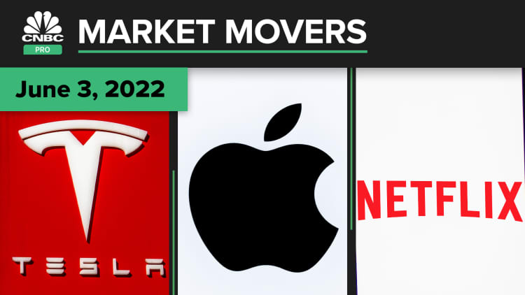 Tesla, Apple, and Netflix are some of today's stocks: Pro Market Movers June 3