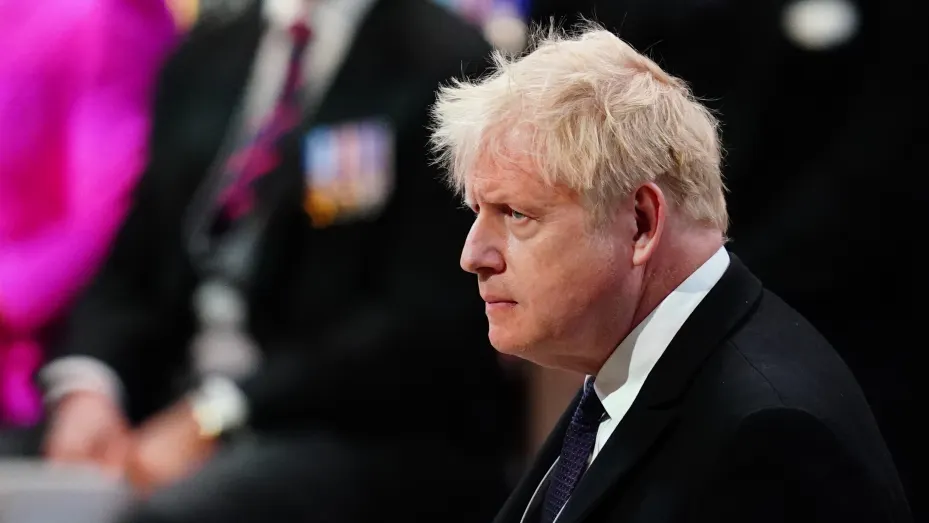 British Prime Minister Boris Johnson was booed by crowds as he entered St Paul's Cathedral on June 3 for the National Service of Thanksgiving to celebrate the Platinum Jubilee of Queen Elizabeth II.