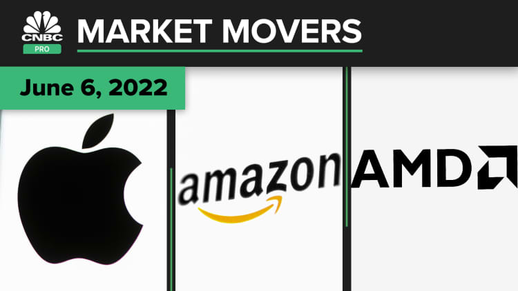 Apple, Amazon, and AMD are some of today's stocks: Pro Market Movers June 6