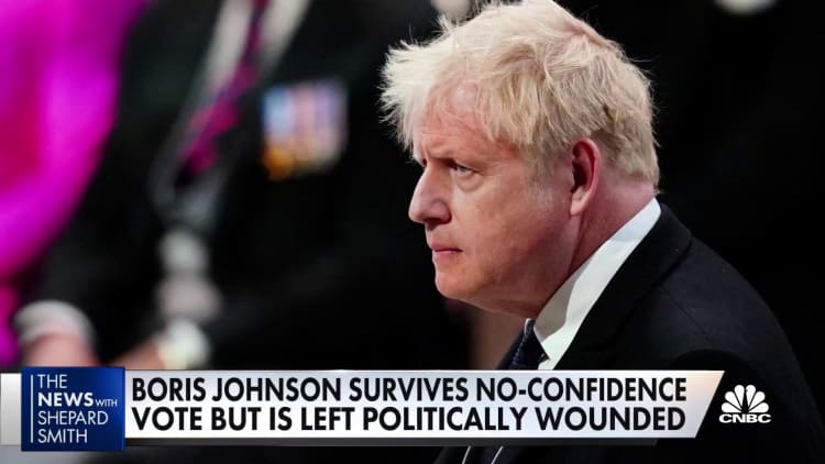 Boris Johnson survives no-confidence vote but is left politically wounded