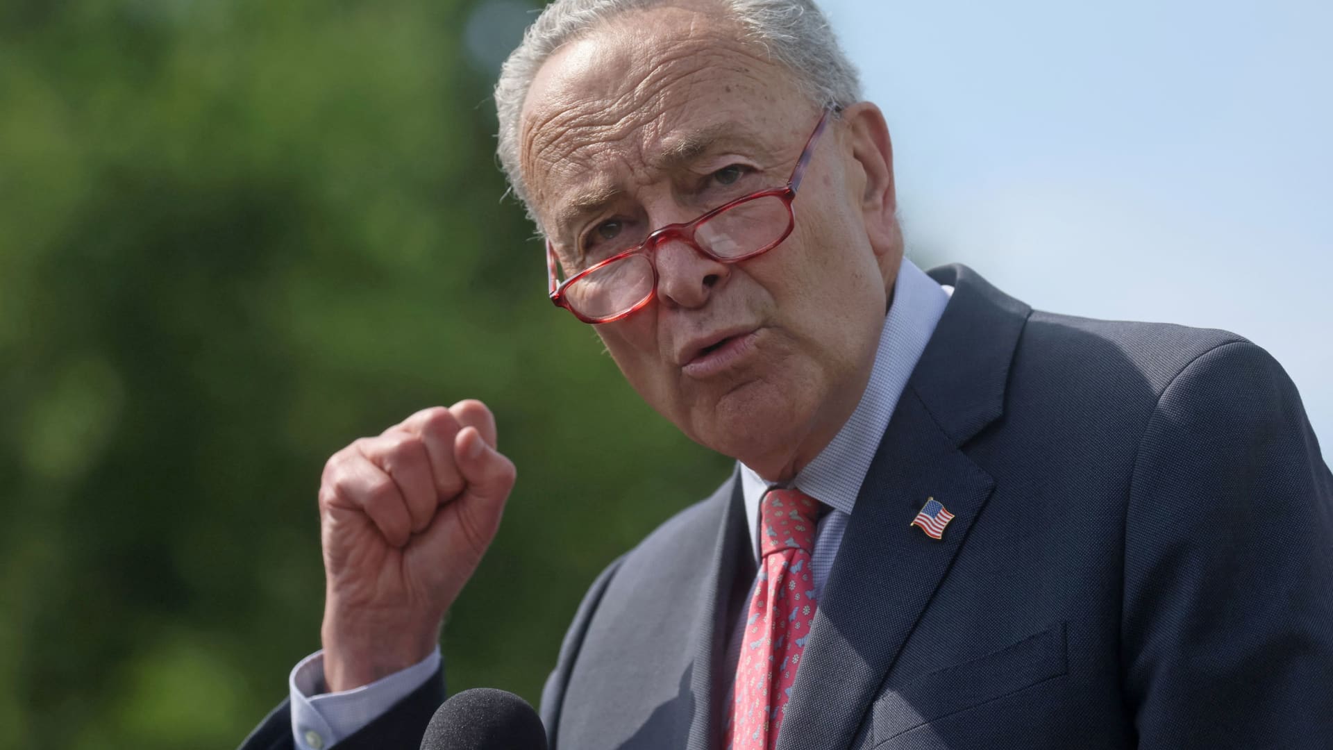 Student loan forgiveness 'is not a problem that concerns the wealthy or the Ivy League,' Schumer says 