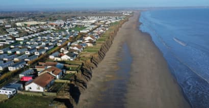 People living on the coast could be forced to move due to climate change, UK warns