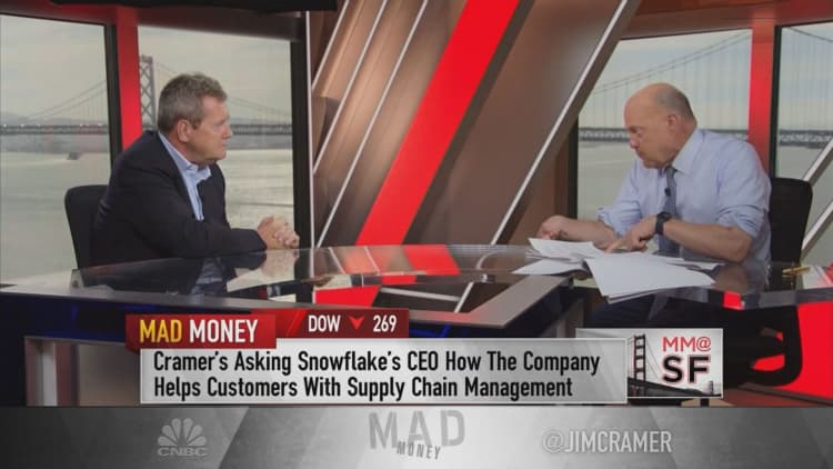 Snowflake CEO on helping customers with supply chain management, inflation