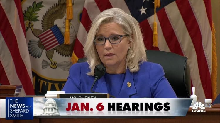 Vice Chair Liz Cheney delivers her opening statement