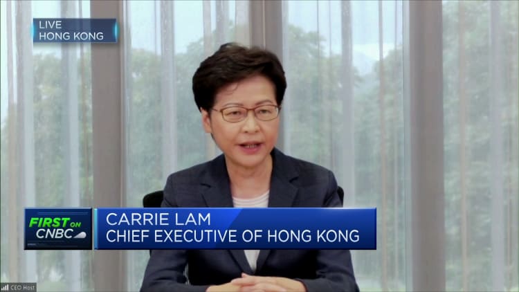 Hong Kong's Carrie Lam says city's Covid policy is the main factor for 'so-called loss of talent'