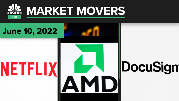 Netflix, AMD, and DocuSign are some of today's stocks: Pro Market Movers June 10