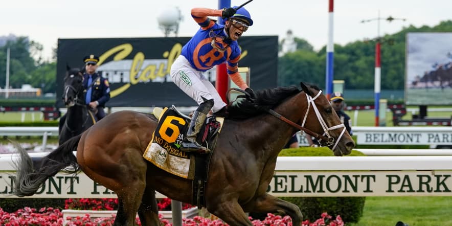 Mo Donegal finishes 1st at Belmont Stakes, another Pletcher win