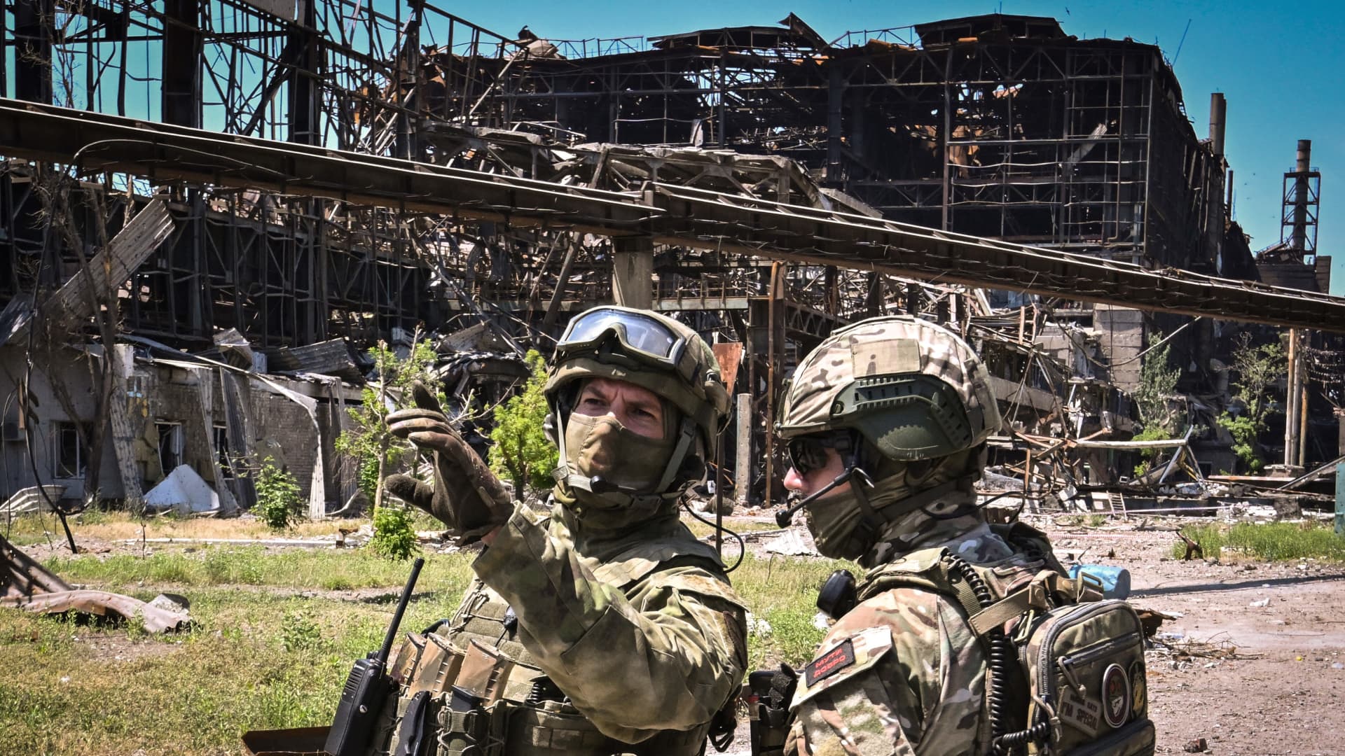 ‘Surrender or die’ militia leader tells Ukrainian fighters in Severodonetsk; Pope says war perhaps ‘provoked’ – CNBC