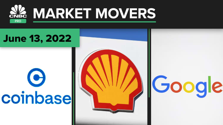 Coinbase, Shell, and Google are some of today's stocks: Pro Market Movers June 13