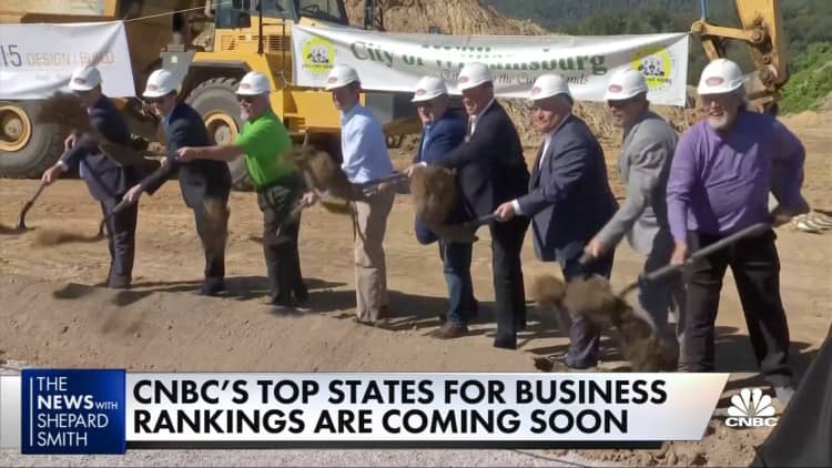 CNBC's Top States for Business coming soon