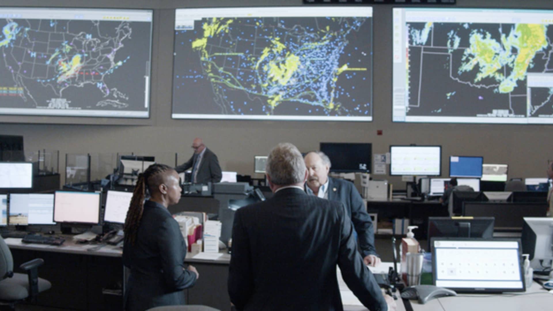 The FAA's Air Traffic Control System Command Center.