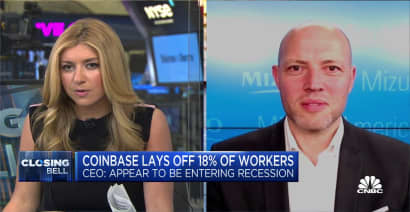 If bitcoin stabilizes there may be a relief rally for Coinbase, says Mizuho's Dan Dolev