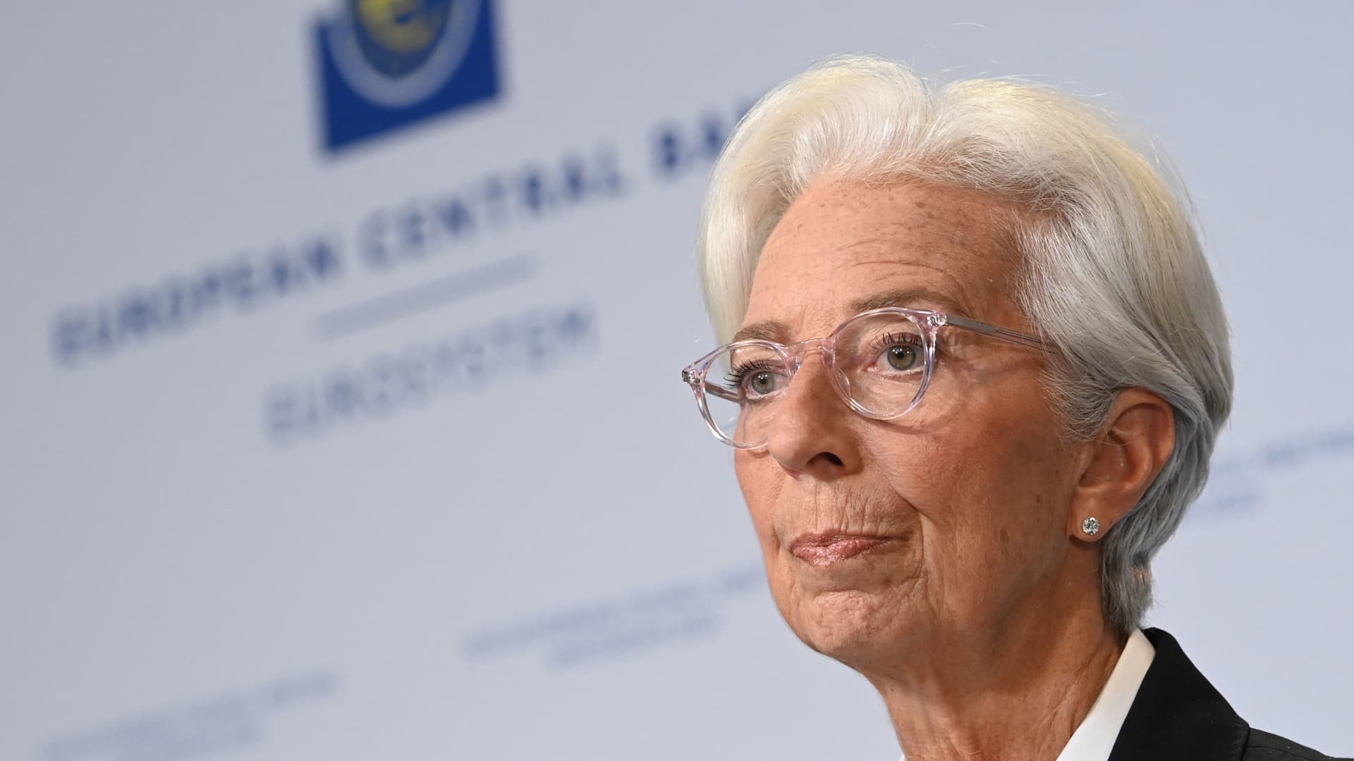 Christine Lagarde, President of the European Central Bank. The central bank scheduled an emergency meeting to address higher bond yields.