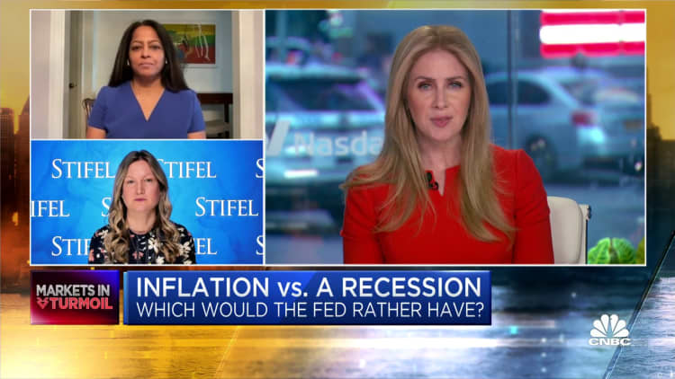 The risk of a recession is rapidly rising, says Stifel chief economist