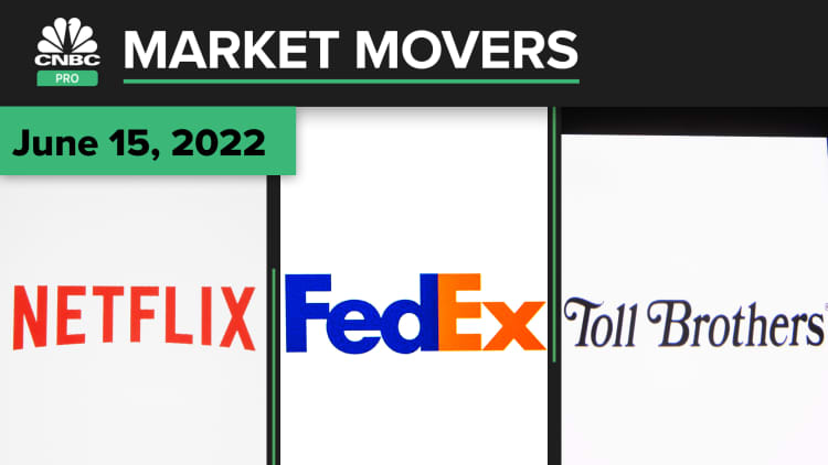 Netflix, FedEx, and Toll Brothers are some of today's stocks: Pro Market Movers June 15