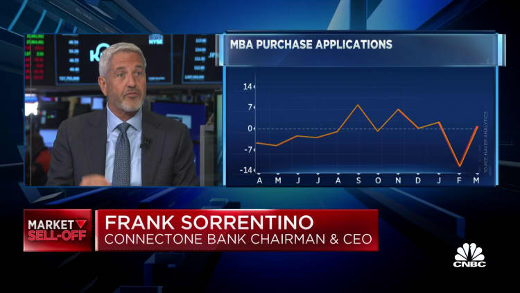 The economy needed a pullback, says ConnectOne CEO Frank Sorrentino