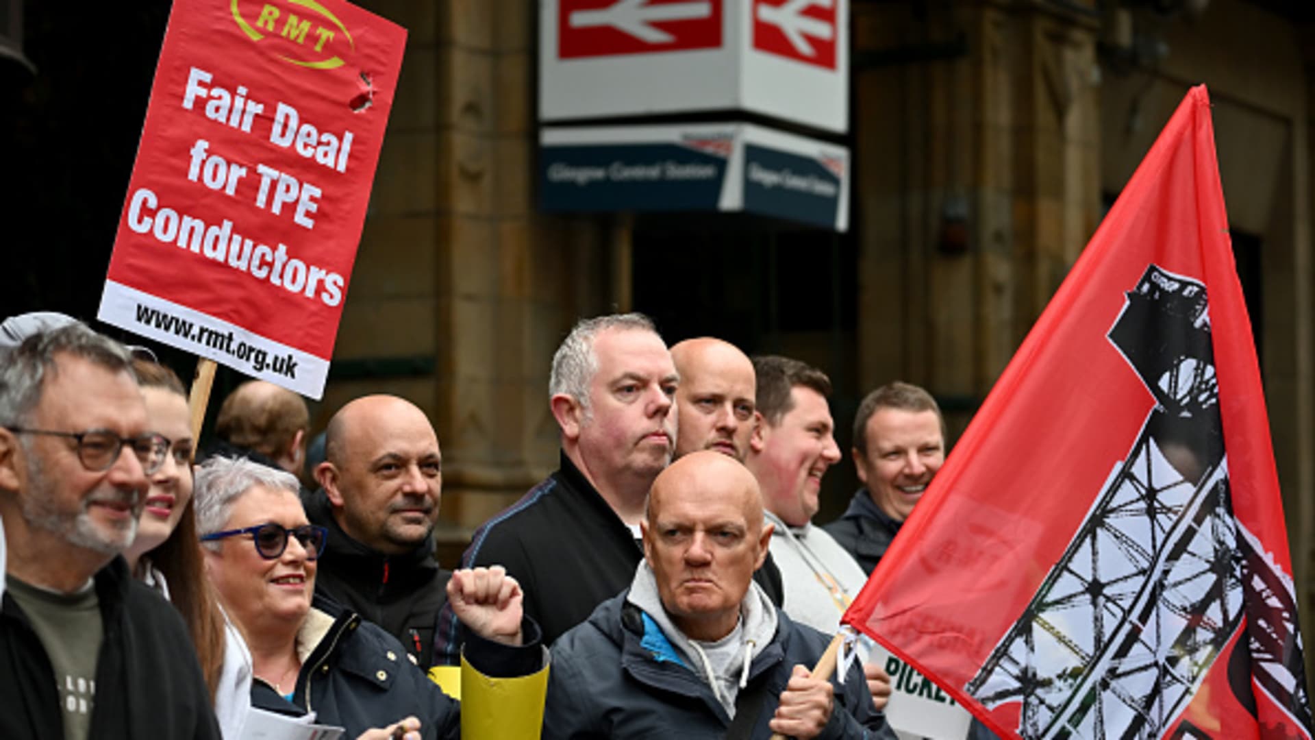 Massive rail walkout kicks off in the UK with fears of a summer of strikes over pay