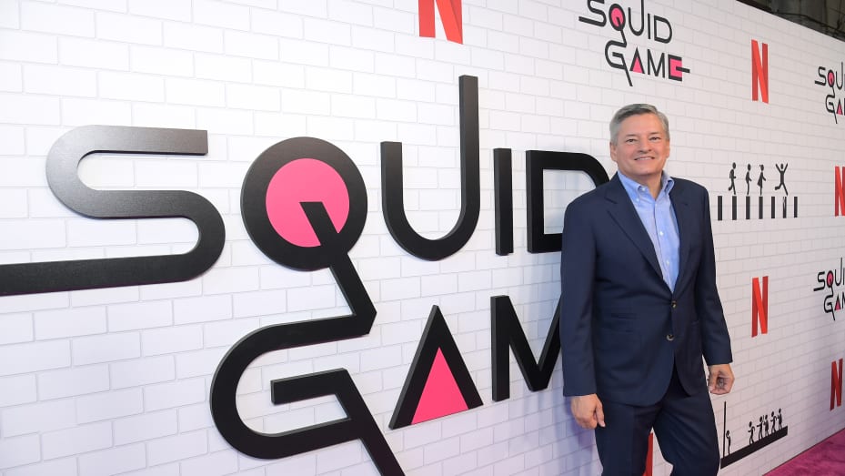 LOS ANGELES, CALIFORNIA - JUNE 12: CEO of Netflix Ted Sarandos attends Netflix's FYSEE event for "Squid Game" at Raleigh Studios Hollywood on June 12, 2022 in Los Angeles, California. (Photo by Charley Gallay/Getty Images for Netflix)