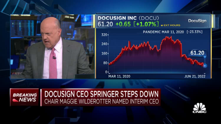 DocuSign CEO Dan Springer to step down