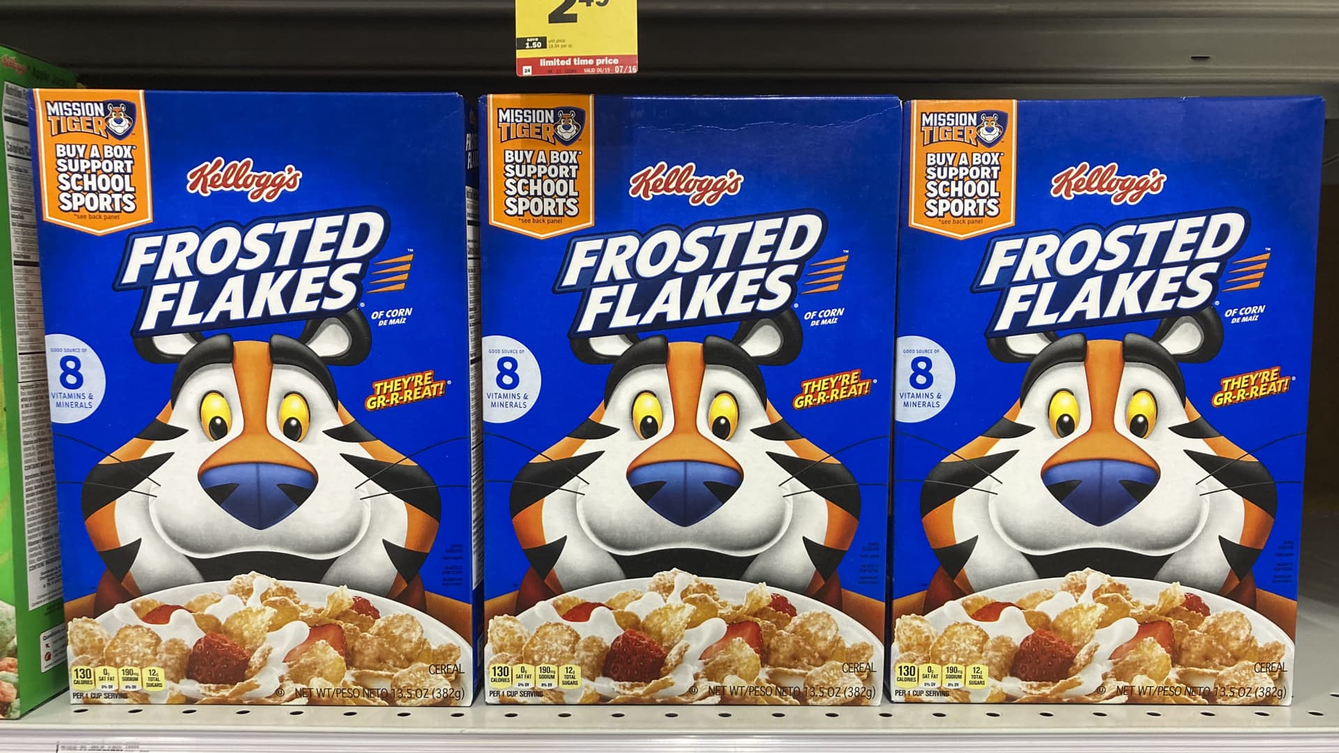 Kellogg to separate into three companies focusing on snacks, cereal and plant-based foods thumbnail