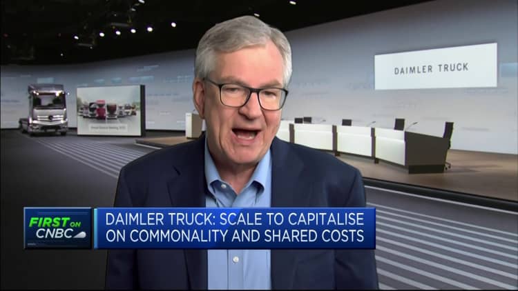 Daimler Truck CEO: Supply chain pressures worst I've seen in my career
