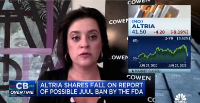 Altria shares drop on potential FDA ban of Juul e-cigarettes