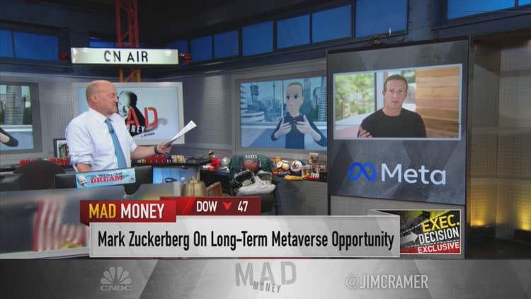 Metaverse investeringen - Jim Cramer's interview met Meta CEO Mark Zuckerberg
