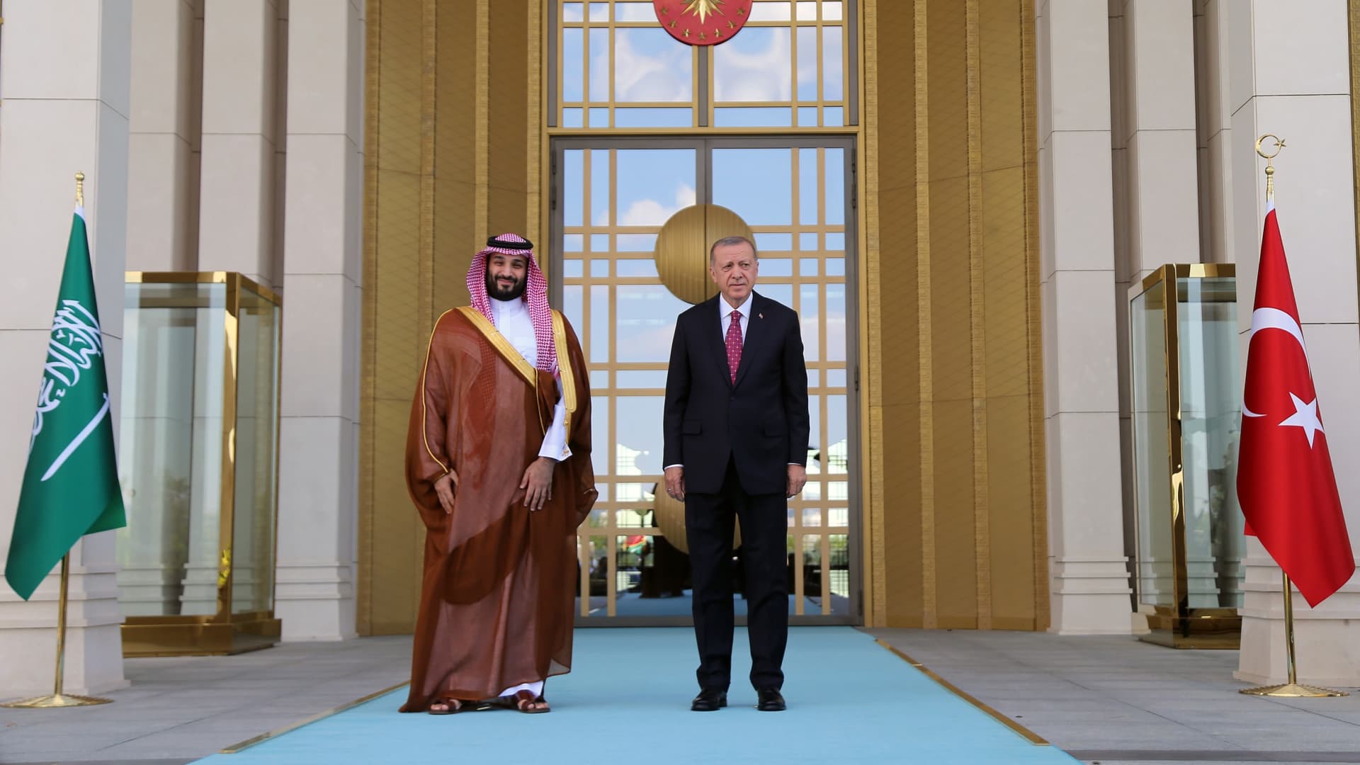Saudi crown prince’s visit to Turkey signals an ‘utterly remarkable’ posture change for Erdogan