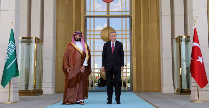 Saudi crown prince's visit to Turkey signals a major posture change for Erdogan