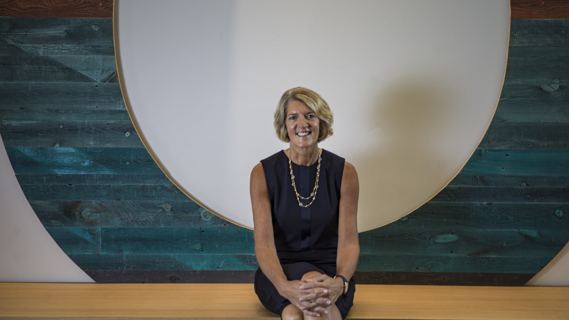 Land O'Lakes CEO Beth Ford photographed in the company's headquarters in Arden Hills, Minn., July 29, 2021. (Photo by Richard Tsong-Taatarii/Star Tribune via Getty Images)